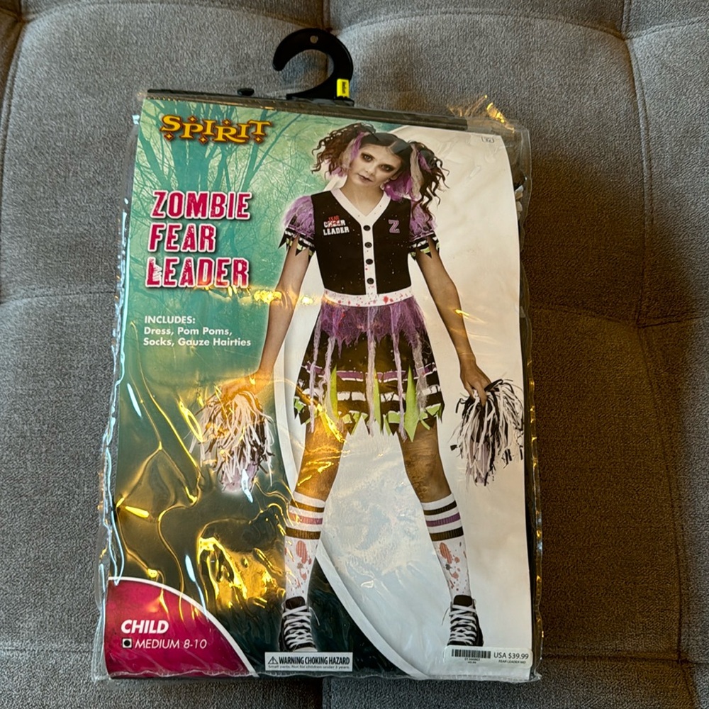 Spirit child Zombie cheerleader costume